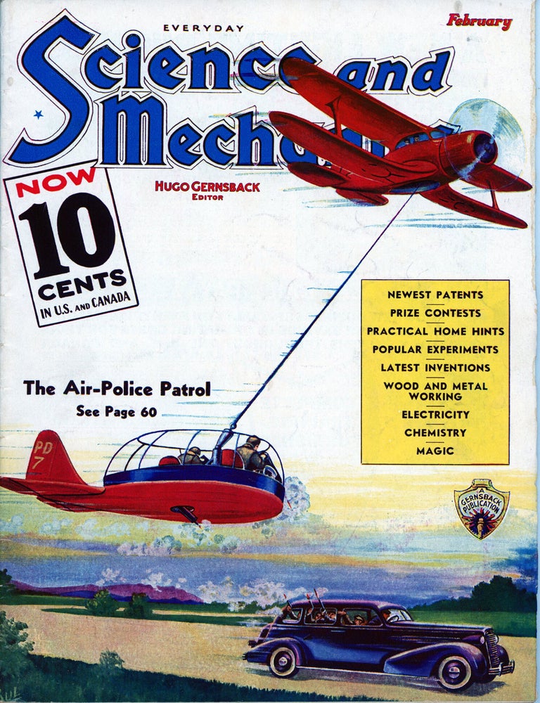 (#179522) EVERYDAY SCIENCE AND MECHANICS. February 1936 ., Hugo Gernsback, number 2 volume 7.