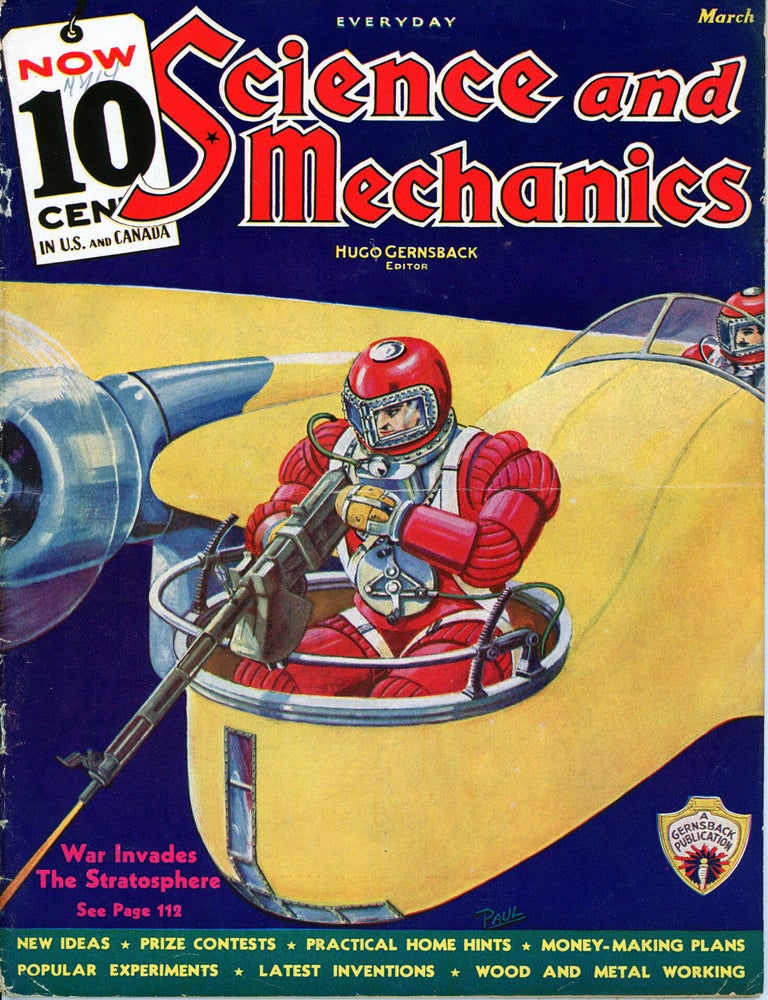 (#179523) EVERYDAY SCIENCE AND MECHANICS. March 1936 ., Hugo Gernsback, number 3 volume 7.