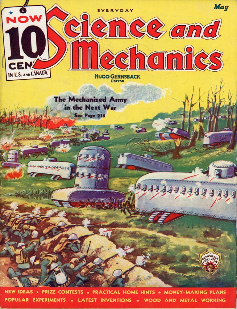 (#179526) EVERYDAY SCIENCE AND MECHANICS. May 1936 ., Hugo Gernsback, number 5 volume 7.