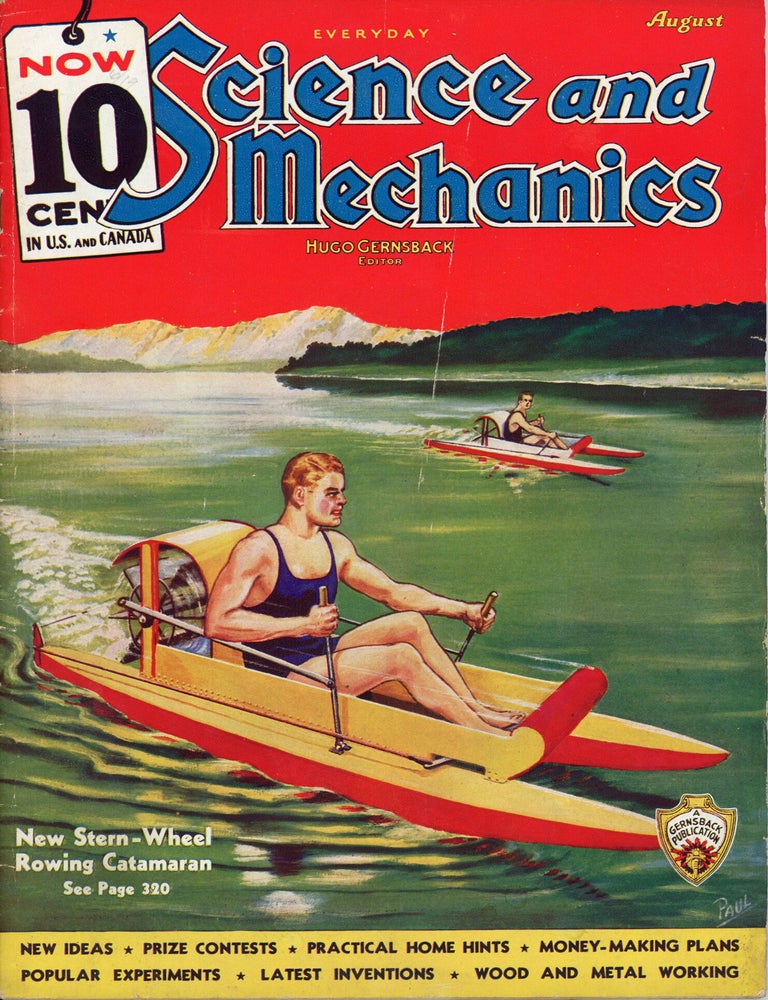 (#179527) EVERYDAY SCIENCE AND MECHANICS. August 1936 ., Hugo Gernsback, number 7 volume 7.