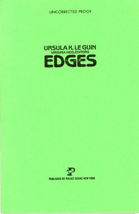 #3204) EDGES. Ursula K. Le Guin, Virginia Kidd