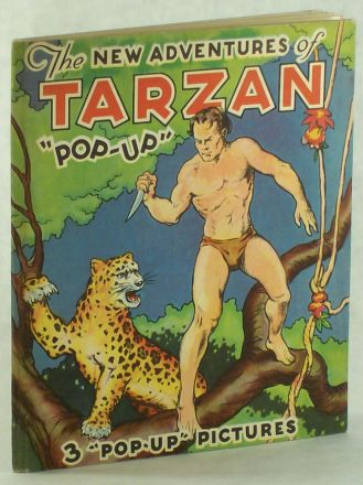 (#9764) THE NEW ADVENTURES OF TARZAN "POP-UP" Edgar Rice Burroughs.